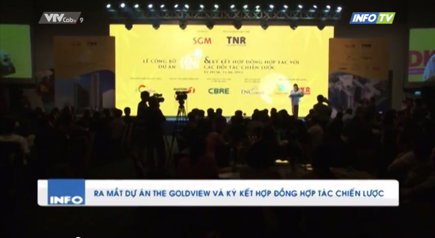 InfoTV - Ra mắt dự án The GoldView và ký kết hợp đồng hợp tác chiến lược